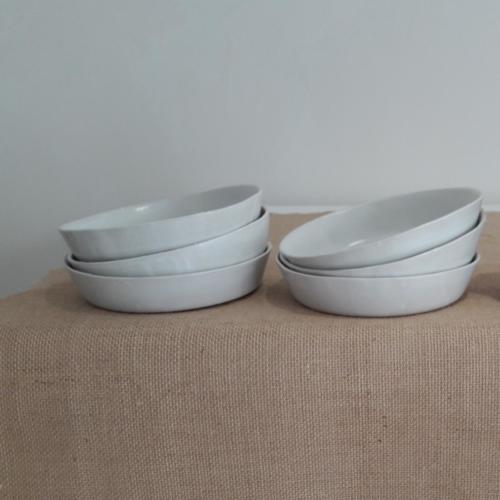 ECUELLE GRES émail blanc